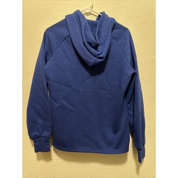 FANATICS CHICAGO CUBS BASEBALL MLB HOODED SWEATSHIRT Women’s Blue Medium - Picture 7 of 10